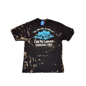 Market Studios "We Met By Accident" T-Shirt 2XL Bleached Streetwear